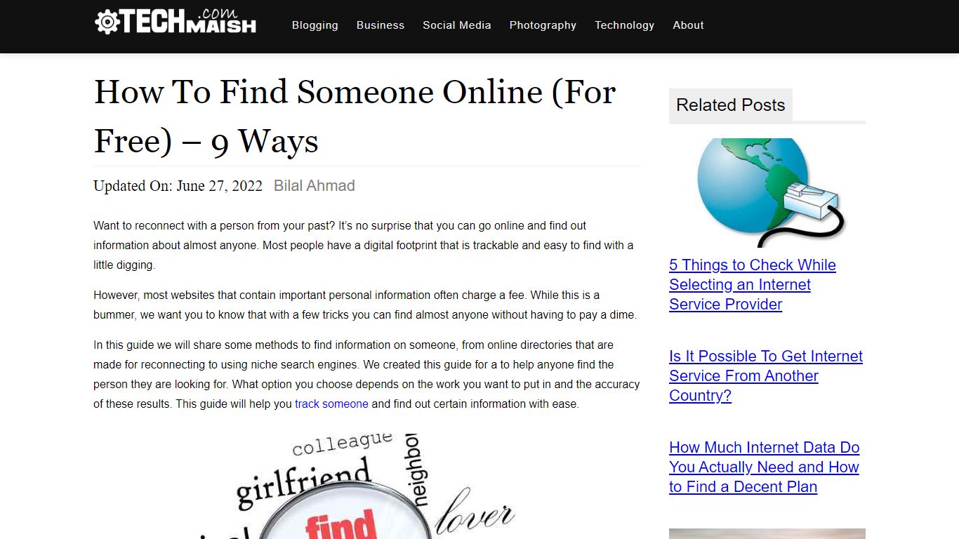 How To Find Someone Online (For Free) – 9 Ways - TechMaish